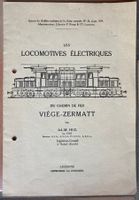 Les locomotives électrique du Viège-Zermatt - 1929