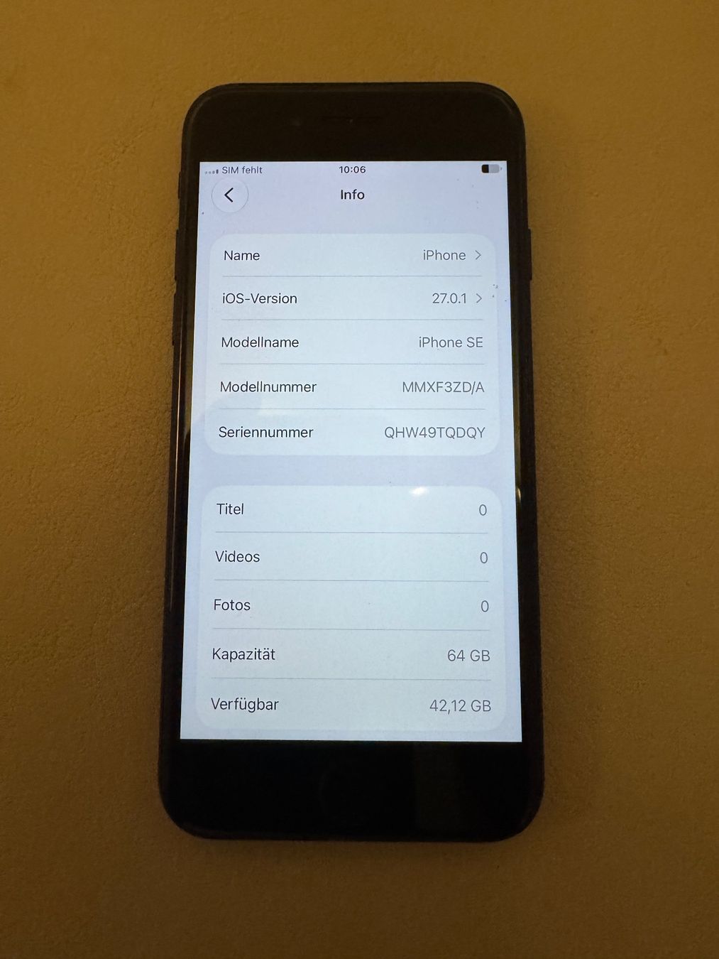 Apple Handys / Smartphones: iPhone SE 2022 – Gebraucht aus Adliswil von Busys 1