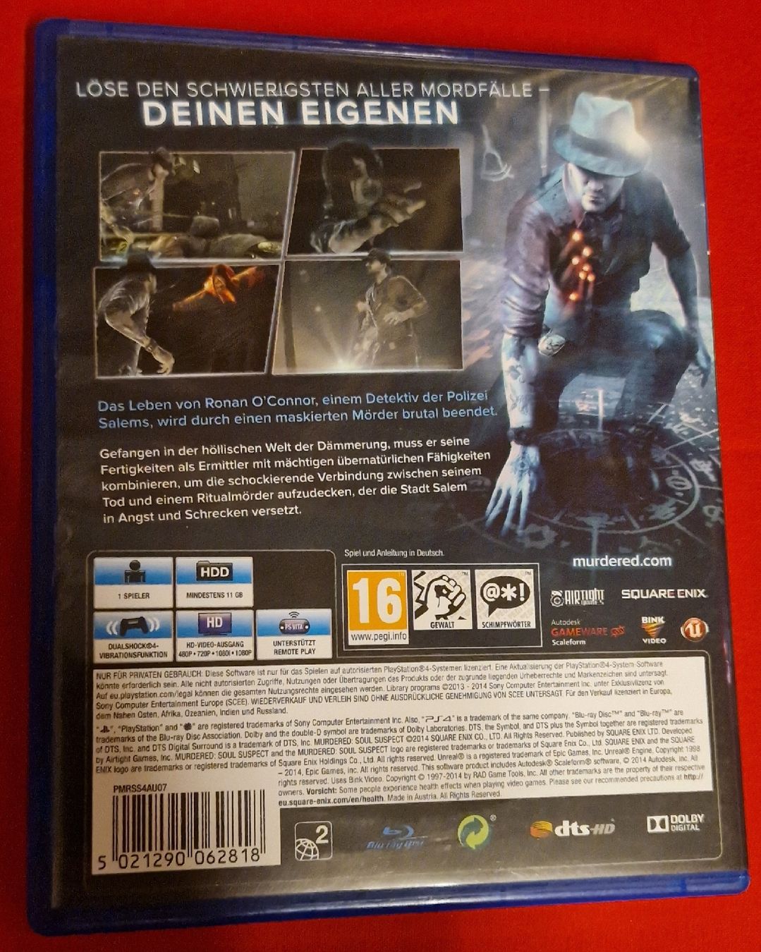 Sony Spiele: Murdered: Soul Suspect PS4 – Gebraucht aus Villars-sur-Glâne von MrLobTec 1