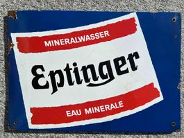Sammlerstück Vintage-Eptinger-Schild aus emailliertem Metal