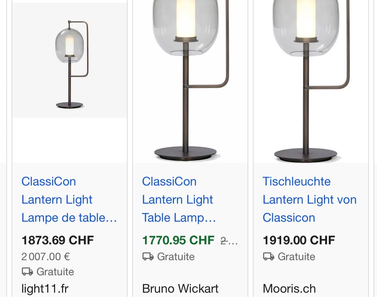Classicon Lampade: Lampe design ClassiCon "Lantern Light" Messing brüniert – Usato da Fully venduto da Gaga1990 8