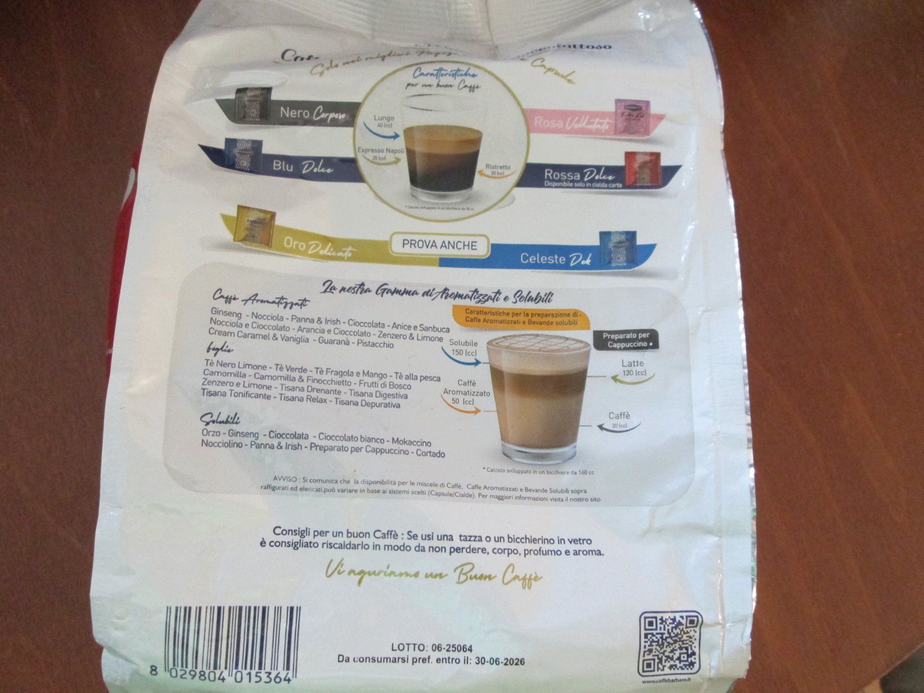 Cibi & Specialità: Barbaro Kaffee Pads – Nuovo e nell'imballaggio originale da Neuchâtel venduto da Dualseele 3