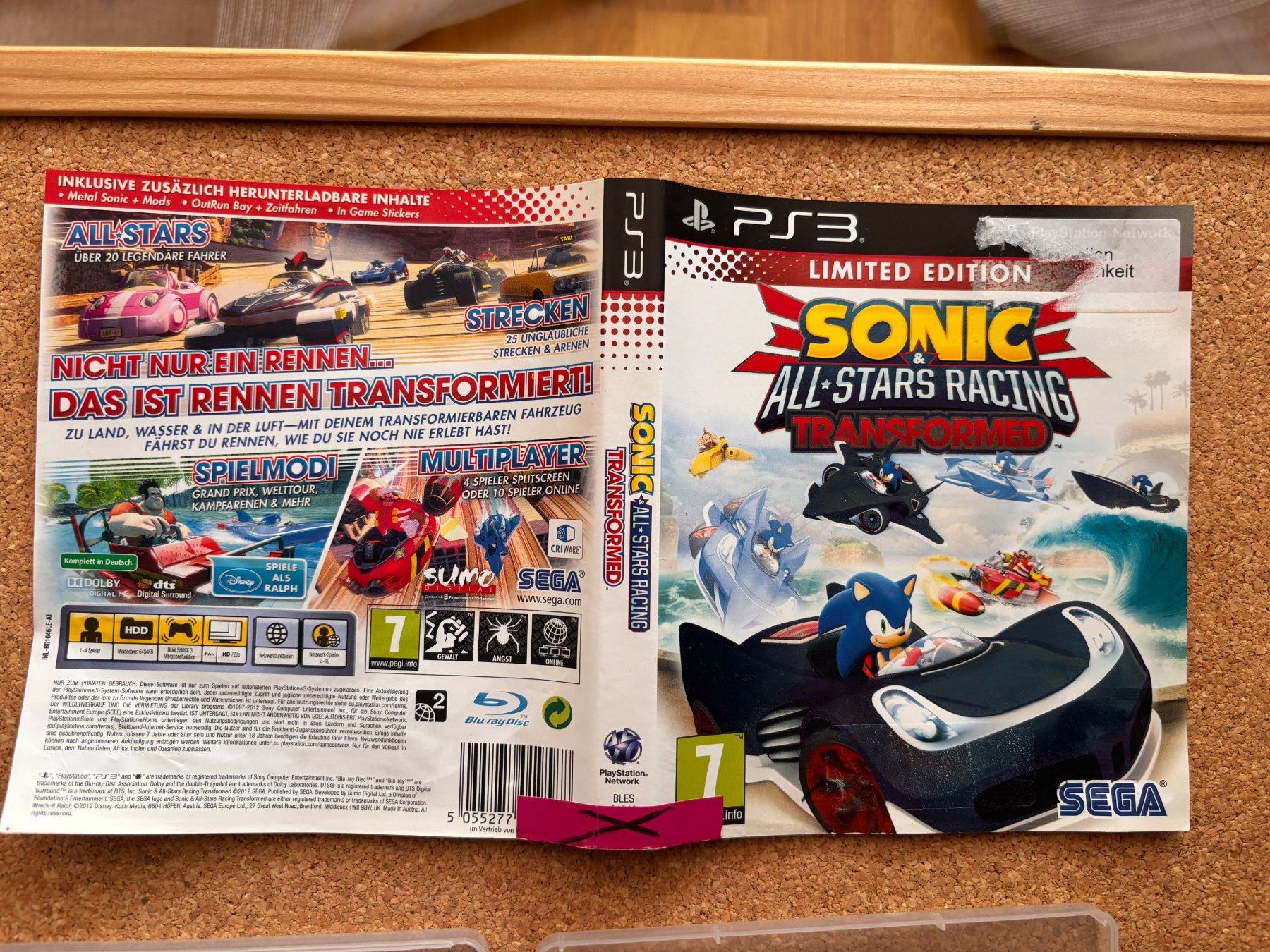 Sony Giochi: Sonic All Star Racing Transformed Playstation 3 / PS3 – Usato da Binningen venduto da samorga21 2