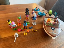 Playmobil Boot mit Figuren und Zubehöhr guter Zustand