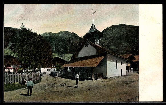 Cartoline postali: AK Guttannen, Kirche – Usato da Berlin venduto da bartko-reher