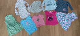 Sommer Kleider & Shirts Set, Gr.116, Top Zustand!