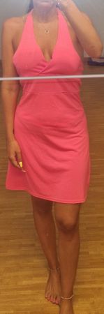 Robe dos nu rose fuchsia taille M