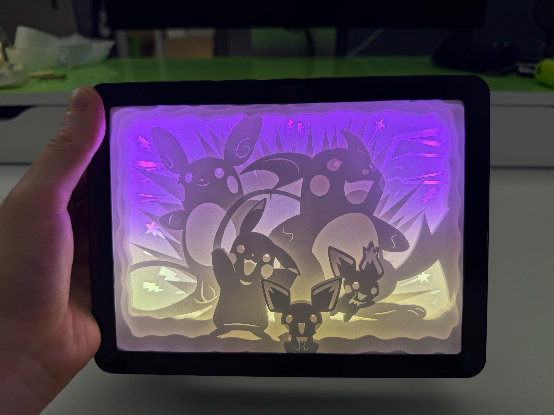 Pokémon Spielzeuge: Frame LED 3D light - Pokémon – Neu (gemäss Beschreibung) aus Lausanne von oenix 2