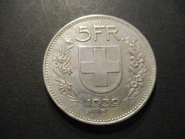 5.- Fr 1939  Superbe pièce  Superbe qualité