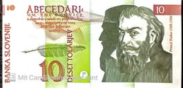 Slowenien 10 Tolarjev 1992, vzorec, UNC