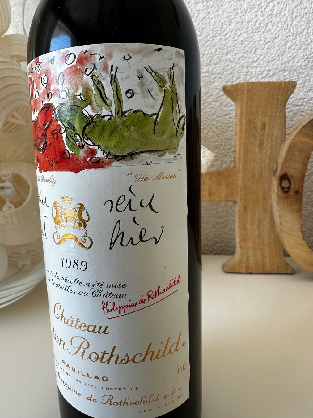 Mouton Rothschild Vino: Château Mouton Rothschild 1989 – Nuovo (secondo la descrizione) da Yens venduto da Rilou80 3