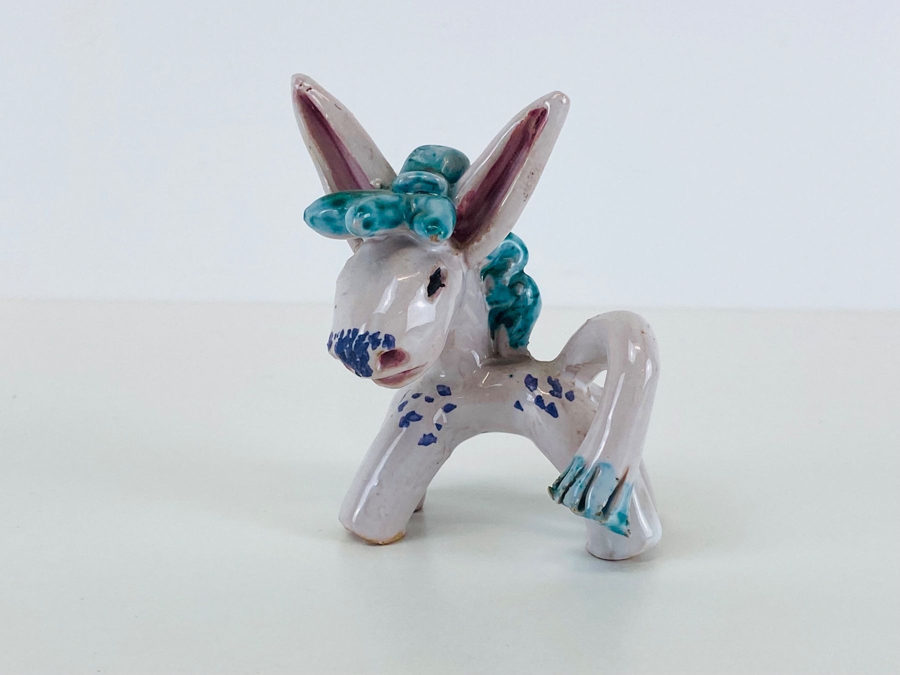 Statuette: HILDE HERZIG StudioKeramik Tierfigur / Figur "Pony" UNIKAT – Usato da Zürich venduto da Arche_Brockenhaus