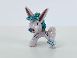 HILDE HERZIG StudioKeramik Tierfigur / Figur "Pony" UNIKAT