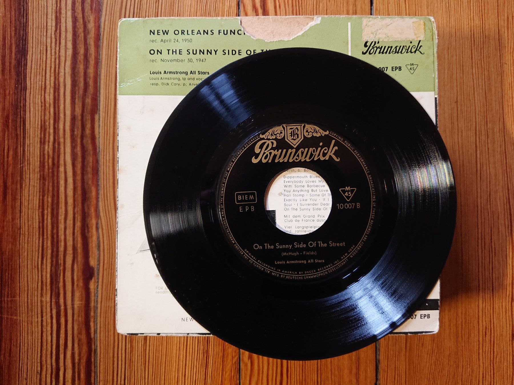 Dischi in vinile: LOUIS ARMSTRONG - 1 Single & 1 EP – Usato da Genève venduto da othhei 6