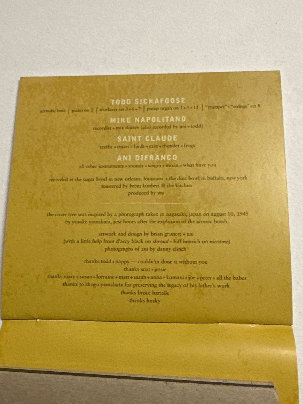 CD: Ani DiFranco - Reprieve (CD 2006) – Usato da Wabern venduto da fri_t6kq 3