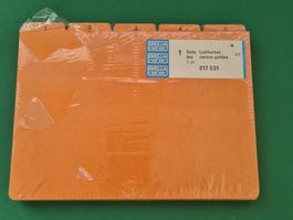 1 Satz Leitkarten Register Nr. 1-31mit 5 zwischenBlätter A5