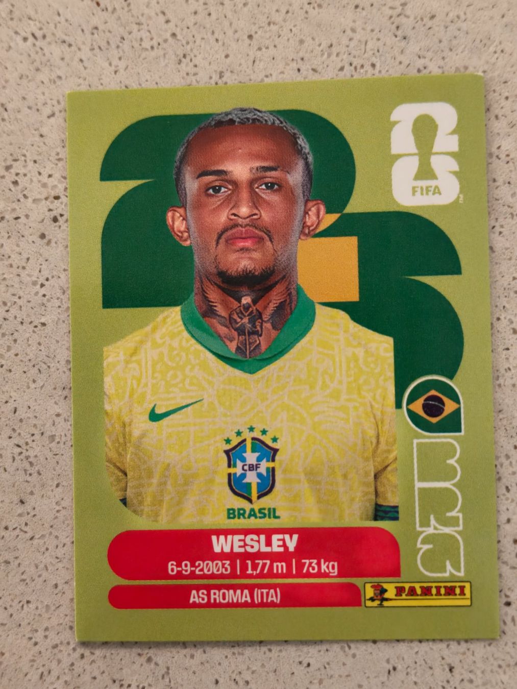 Panini Carte collezionabili: Panini Sticker WM 2026: Wesley BRA 8 – Nuovo (secondo la descrizione) da Zofingen venduto da Mak2