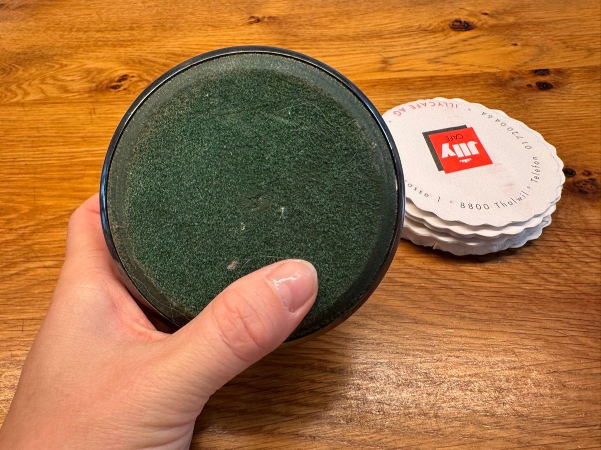 Sottobicchieri: Versilberter Untersetzer für Flasche – Usato da Niederbüren venduto da poschti 3