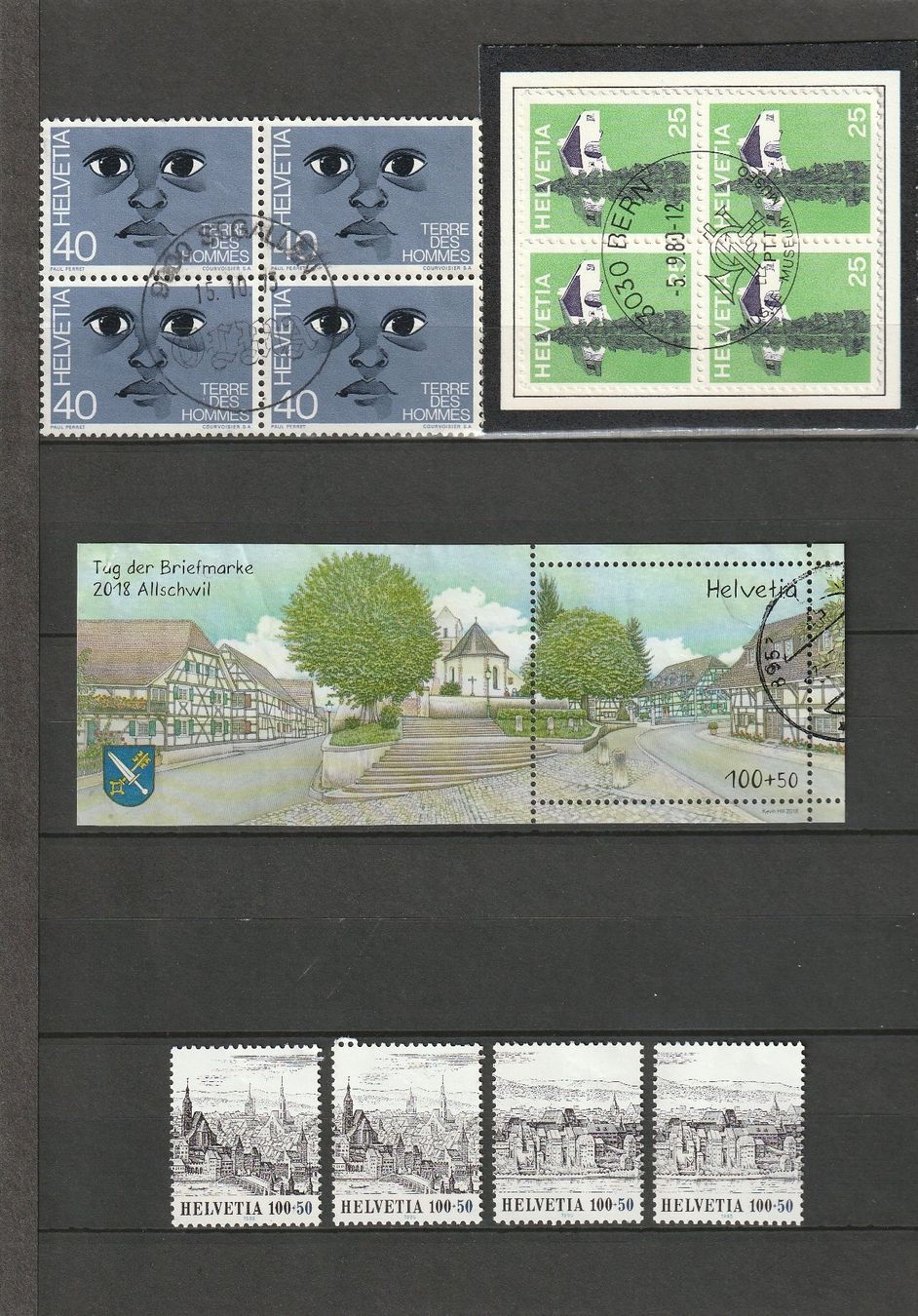 Tutti i francobolli: diverse Schweizer Briefmarken – Usato da Basel venduto da chrisKB 9