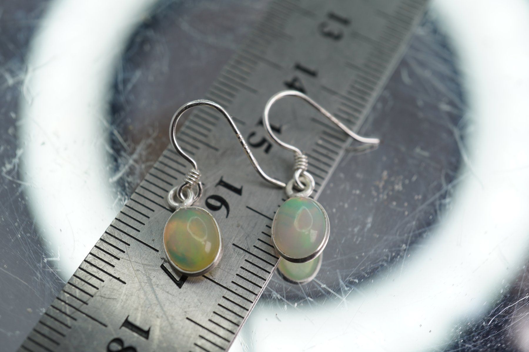 Orecchini pendenti & Orecchini a lobo: Opal      Ohrhänger Silber Sehr Schön – Nuovo e nell'imballaggio originale da Eschenbach SG venduto da topstone