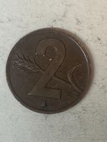 2 Rp. 1951 B vz – schöne Patina – Sammlerstück