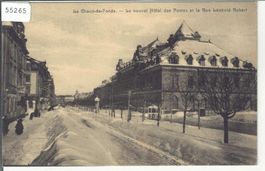La Chaux-de-Fonds - Le nouvel Hotel des Postes en hiver