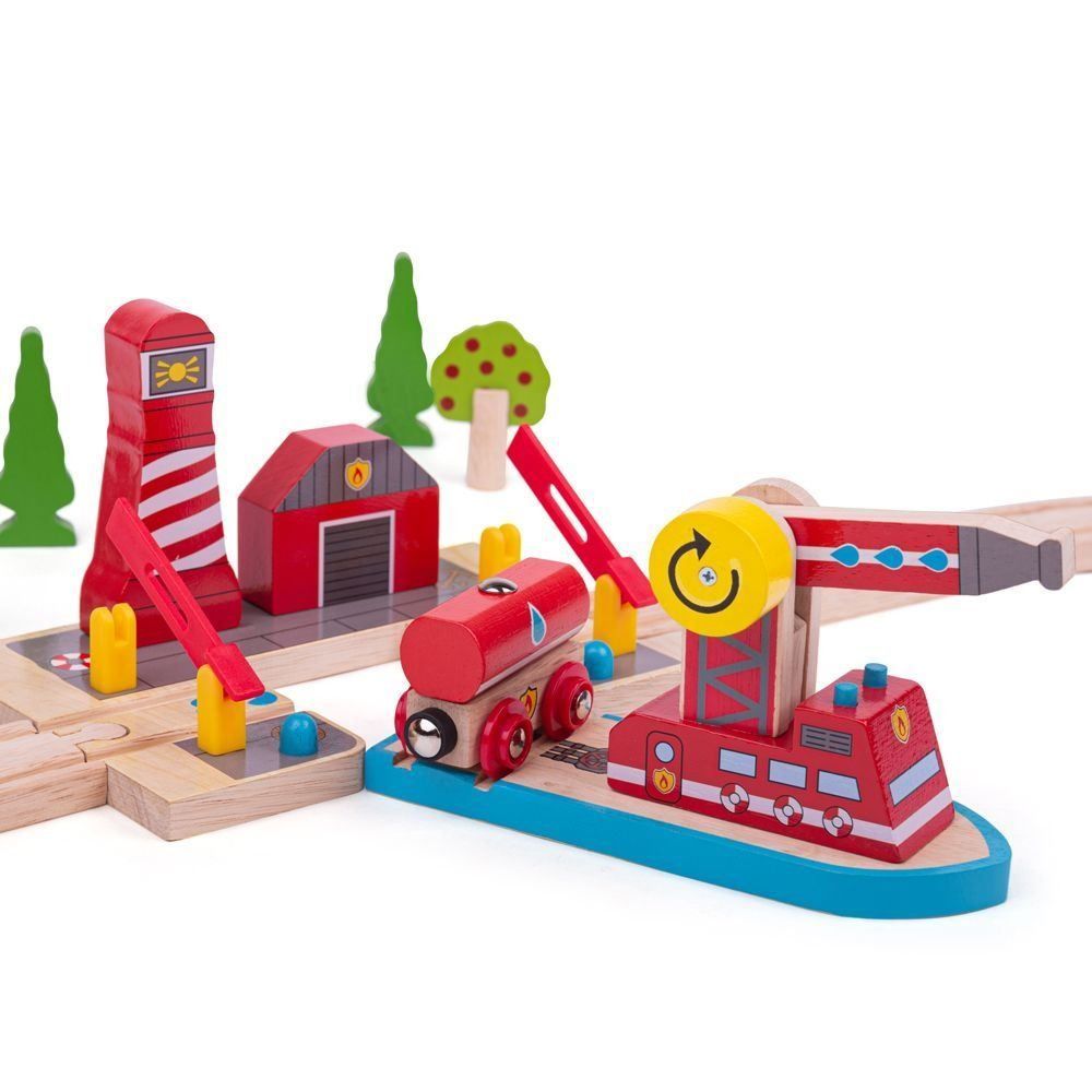 Brio Giocattoli: Holzeisenbahn "Feuerwehr Schiff" – Nuovo e nell'imballaggio originale da Malters venduto da leif