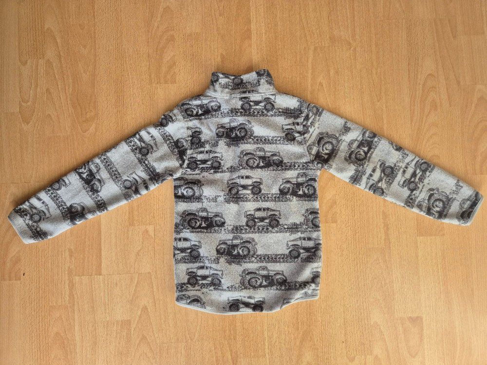 Giacche & Cappotti: Warme Fleecejacke mit Monstertrucks, Grösse 128 – Usato da Buttisholz venduto da sico20 2