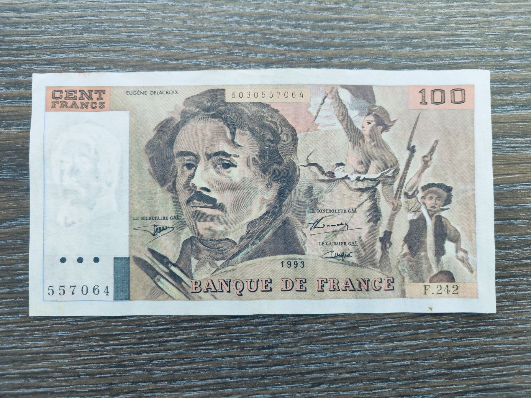 Banconote: Frankreich 100 Francs 1993 !!!!!!! – Usato da Flaach venduto da Lonzo99