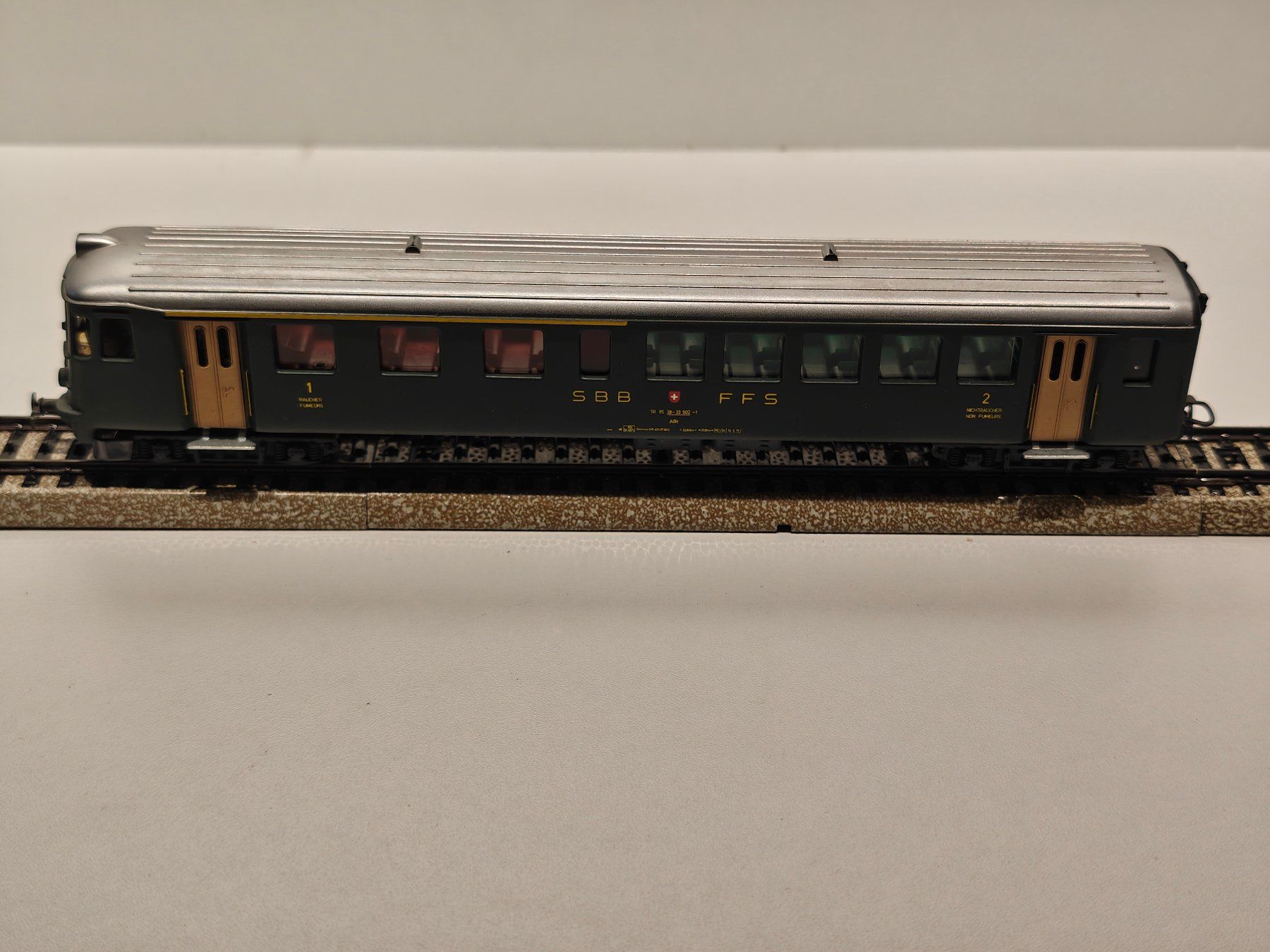 Hag Modellini di ferrovie: Hag 421 + 415 Wagen – Usato da Braunau venduto da Homersimpson 4
