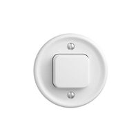 UP Frontset STANDARDdue weiss für Druckschalter, Feller