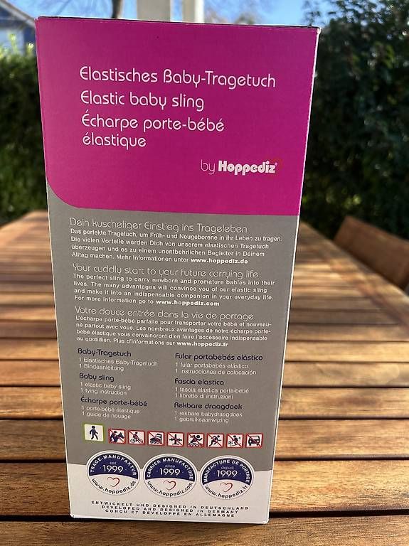 Marsupi portabebè: Hoppediz elastisches Baby Tragetuch – Usato da Feusisberg venduto da lis_rt9c 1