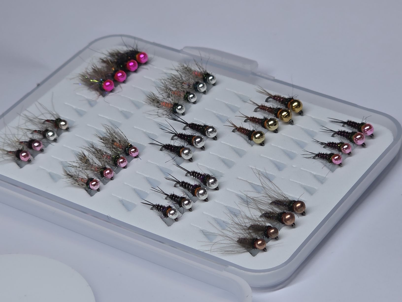 Köder: Nymph Box 35 Stück – Neu (gemäss Beschreibung) aus Degersheim von HookedOnTheFly 2