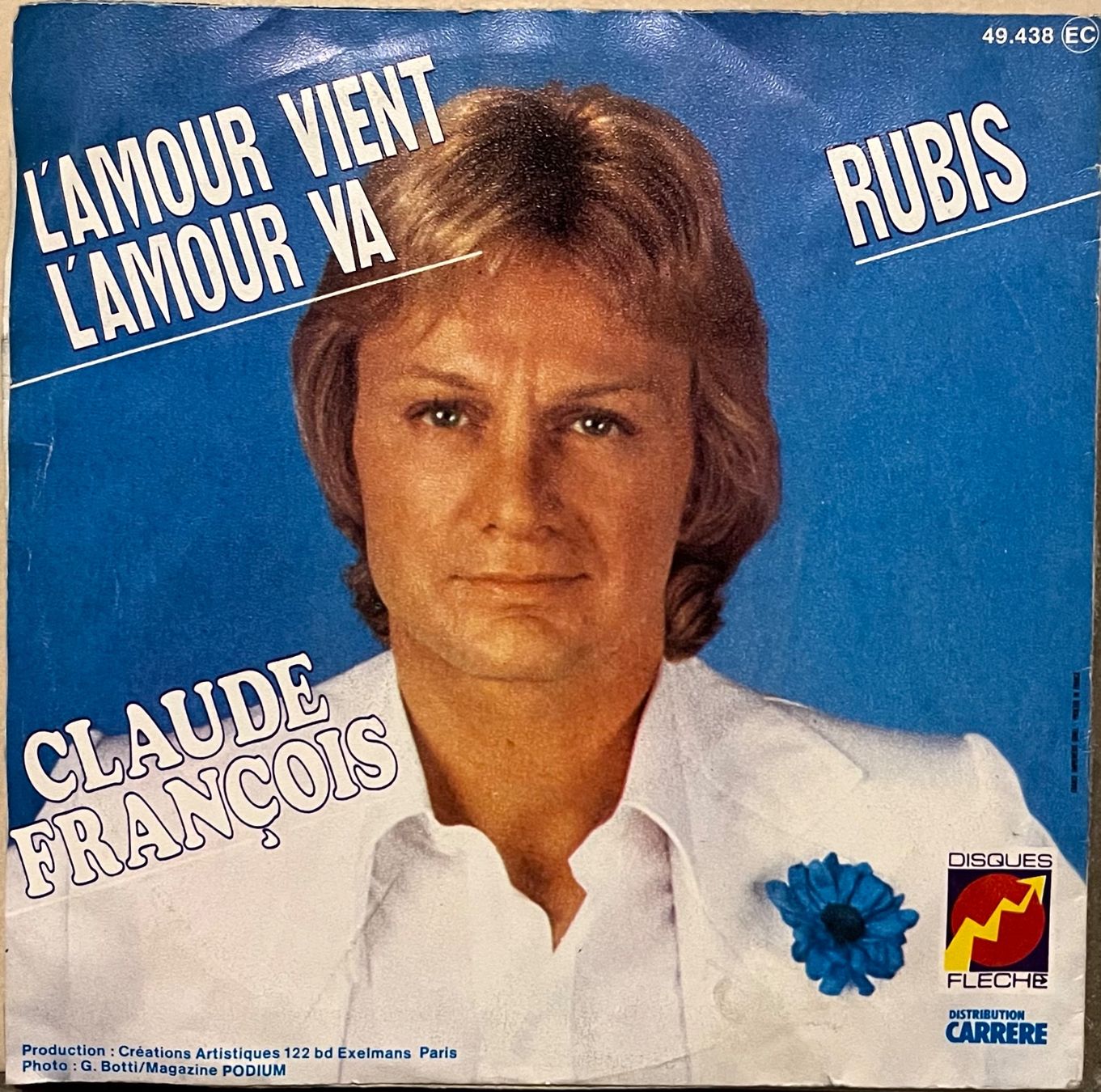 Dischi in vinile: CLAUDE FRANÇOIS - RUBIS – Usato da Bussigny venduto da vinyl-pas-cher 1