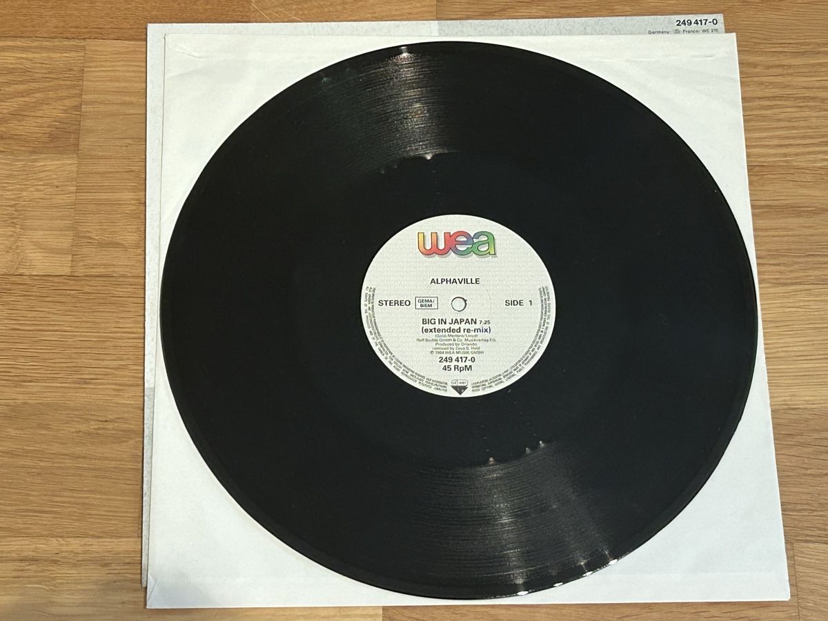 Vinyles: alphaville. 1984. big in japan – D'occasion à Faulensee par Mizuno06 2
