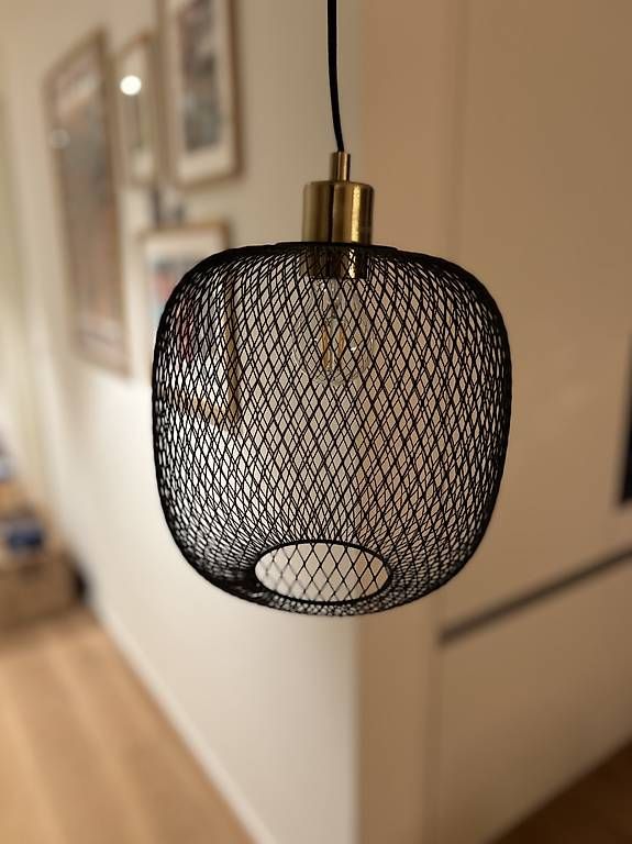 Lampade: Lampe mit Drahtgeflecht-Schirm – Nuovo e nell'imballaggio originale da Zürich venduto da kas_82lt