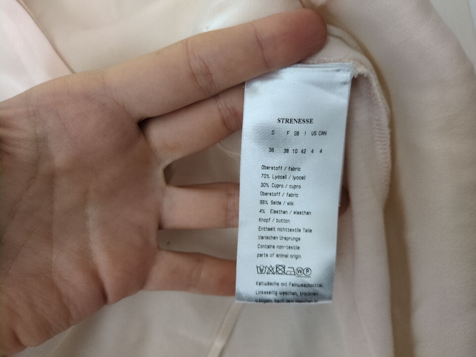 Blusen: Sammelpaket Seidenblusen Blassrosa Gr. S – Gebraucht aus Langenthal von YElektra 1