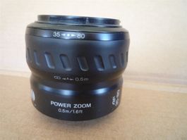 Minolta Autofokus  Power Zoom 35-80mm 1:4-5,6 gebraucht