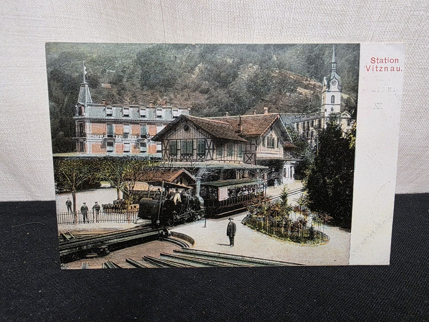 Cartoline postali: Alte Ansichtskarte Vitznau Rigi-Bahn, Serie 47, – Usato da Wolfertswil venduto da Antiko