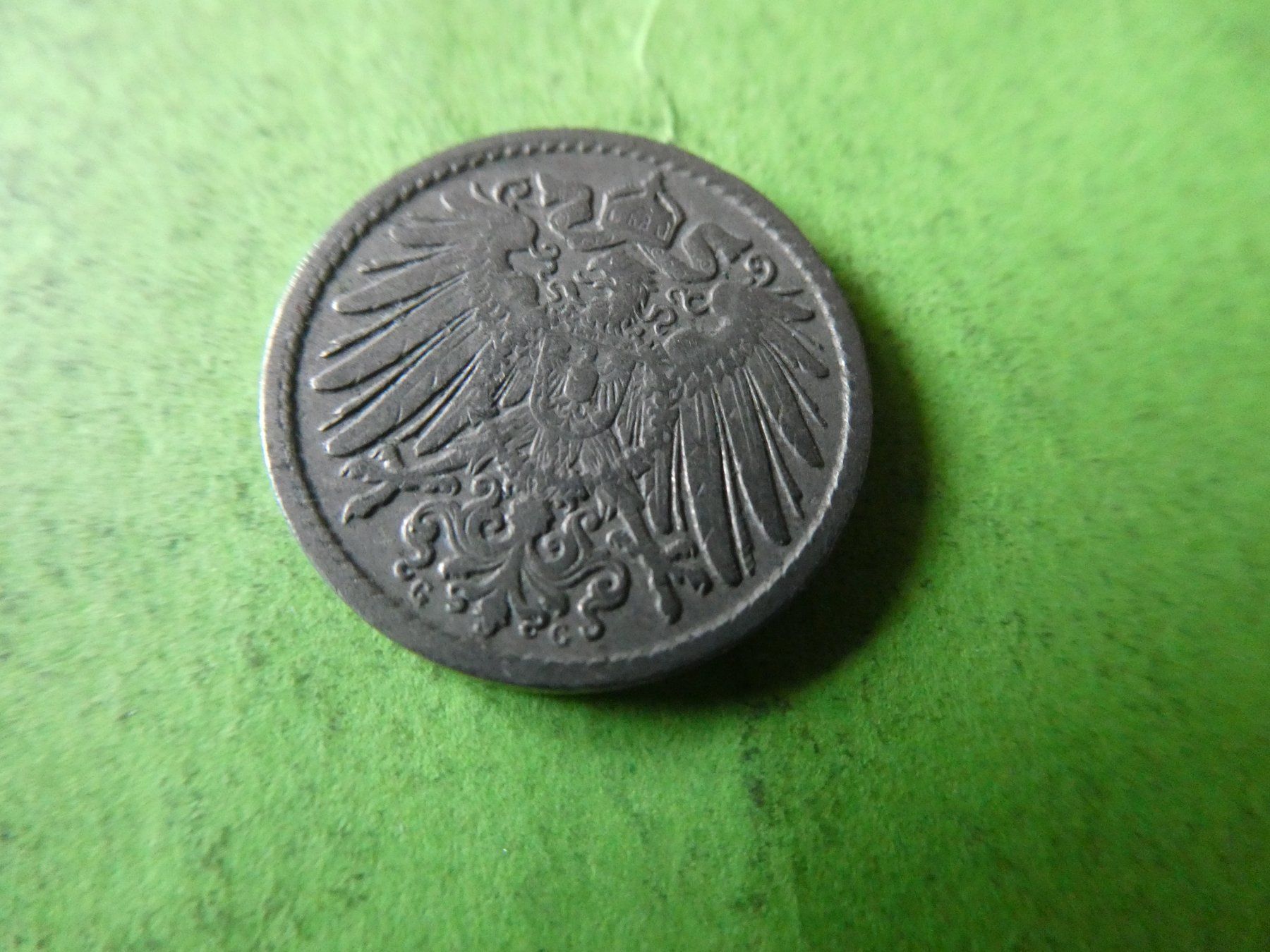 Tutti le monete: Dt. Reich 1899 G, 5 Pfennig – Usato da Hinterforst venduto da Rohusri 1