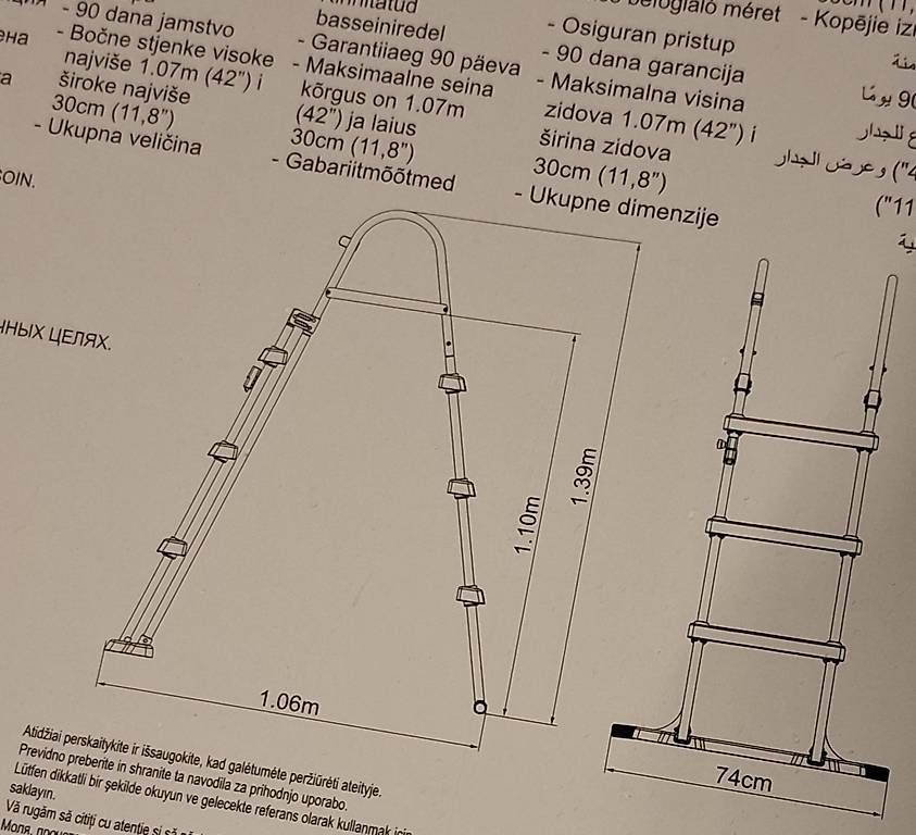 Scale: Poolleiter (gebraucht - ohne Verpackung) – Usato da Merenschwand venduto da Teggerspazi 1
