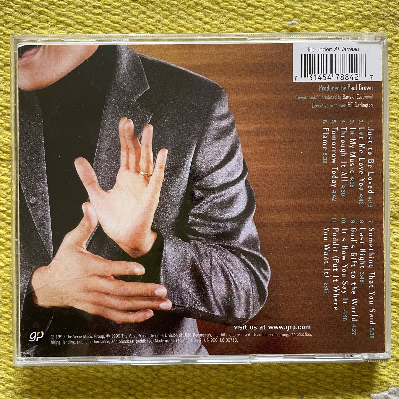 CD: AL JARREAU-TOMORROW TODAY – Usato da Rorschacherberg venduto da CD-Roli 1
