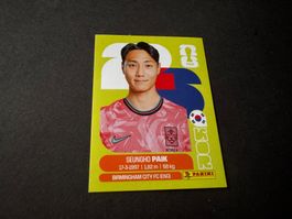 Panini Fifa Fussball WM 2026 Sticker Seungho Paik KOR 14