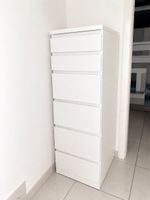 IKEA MALM Kommode 6 Schubladen mit integriertem Spiegel – We