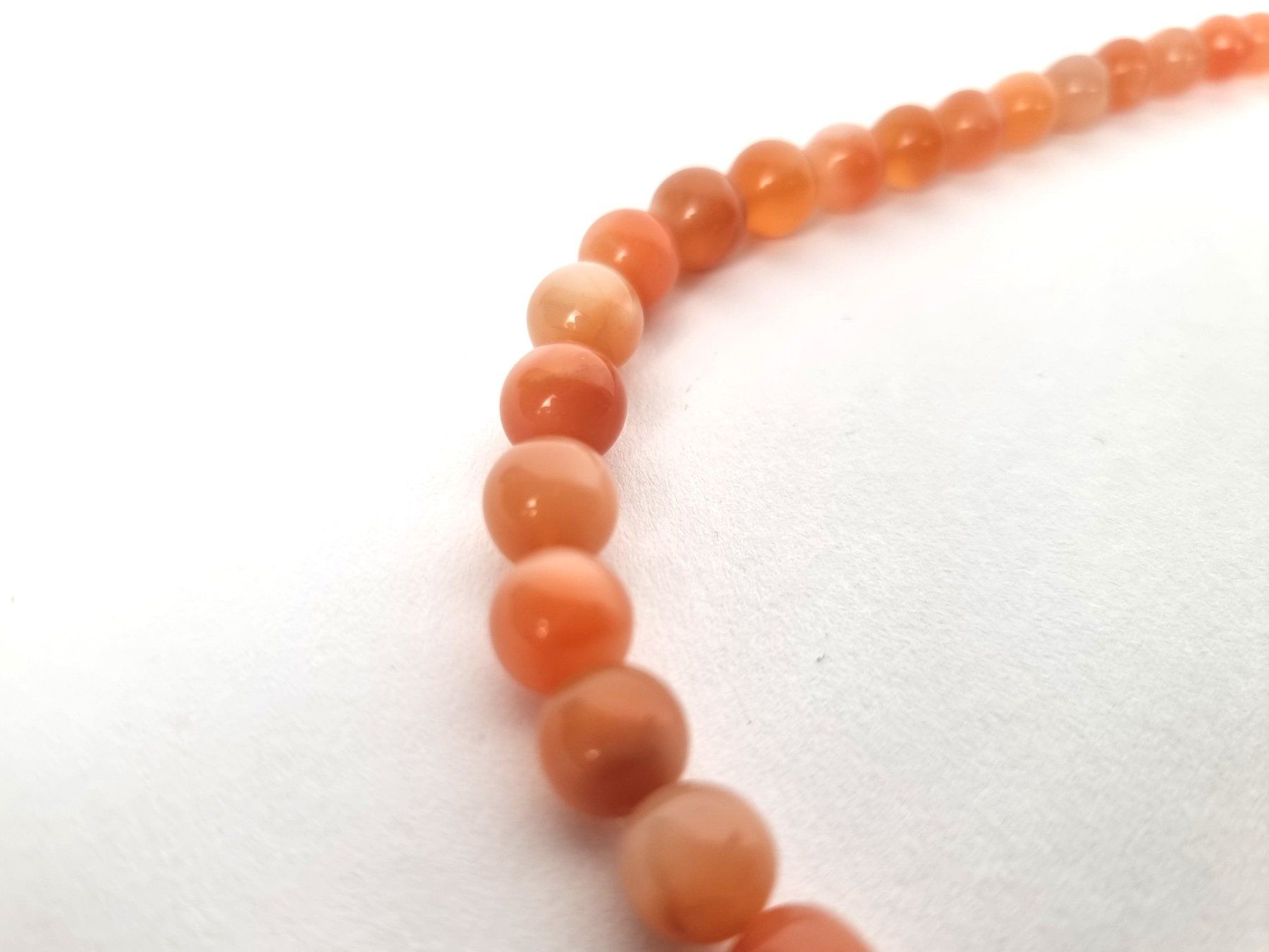 Catenine: Mondsteinkette orange – Usato da Urtenen-Schönbühl venduto da Restwert_Schoenbuehl 4