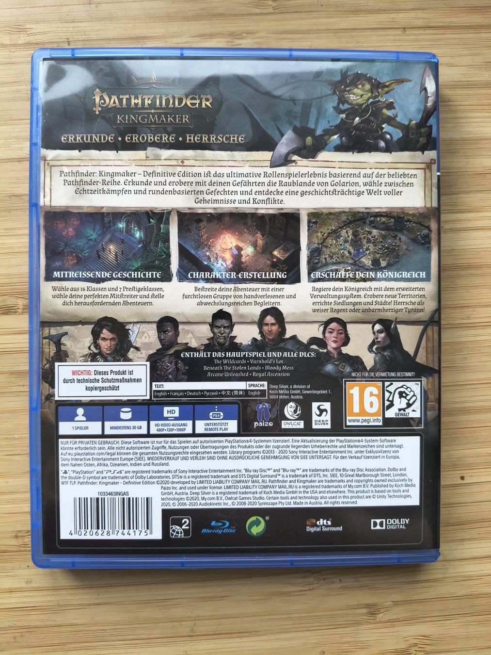 Spiele: Pathfinder: Kingmaker - Definitive Edition (PS 4) – Gebraucht aus Riedholz von ste_96cd 1