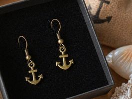 ⚓️ Anker Ohrringe Bronze im Vintage Look • Süsse Ohrhänger