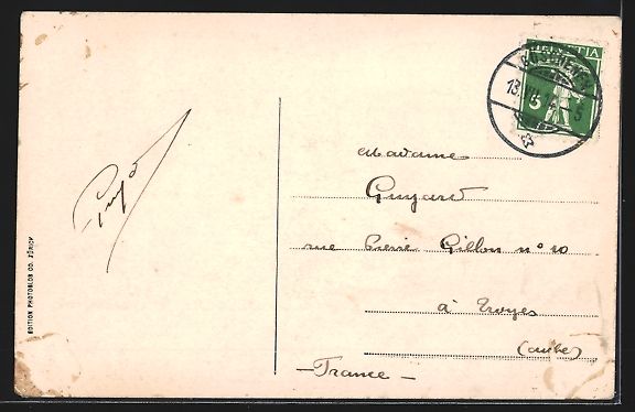 Cartoline postali: Andermatt, Ortsansicht mit Kirche und La – Usato da Berlin venduto da bartko-reher 1