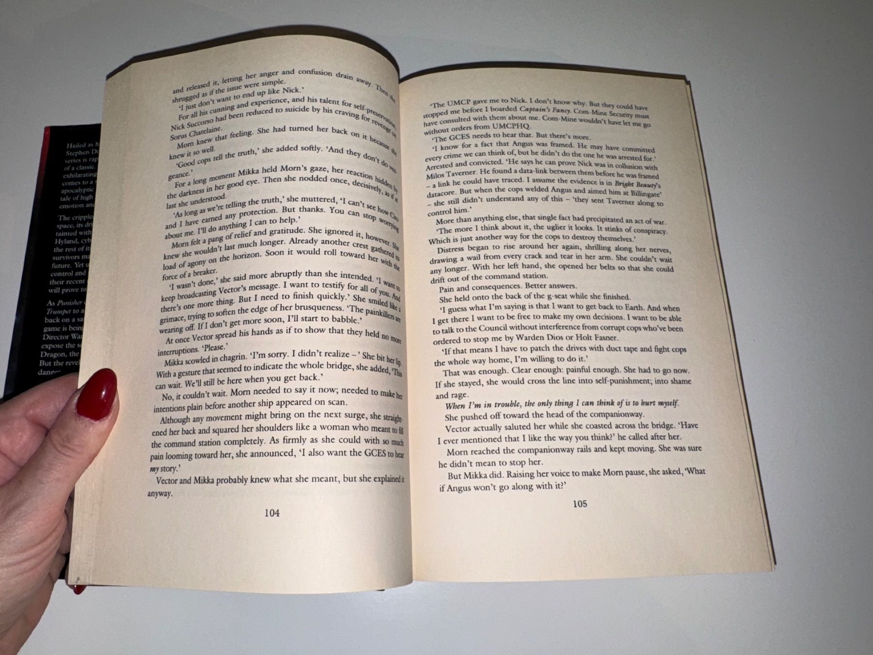 Libri: NOVEL: Stephen Donaldson, The gap into ruin – Usato da Grosswangen venduto da English_books 5