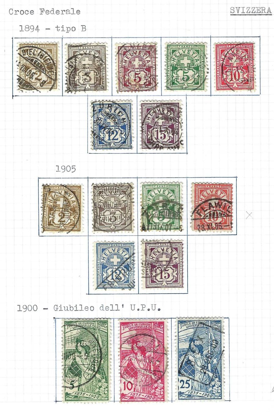 Tutti i francobolli: 1862 - 1900, KL. SAMMLUNG, SBK 2000.-+ – Usato da Pura venduto da ulisse1957 2